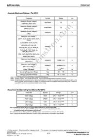 BD71801GWL-E2 Datasheet Page 2