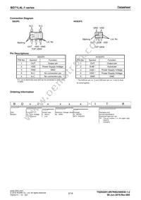 BD71L4LHFV-1GTR Datasheet Page 2