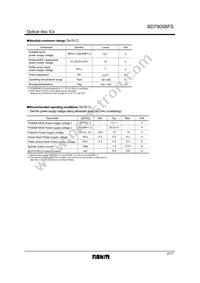 BD7905BFS-E2 Datasheet Page 2