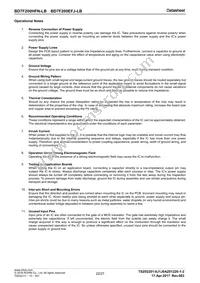 BD7F200EFJ-LBE2 Datasheet Page 22