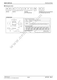 BD8112EFV-ME2 Datasheet Page 22