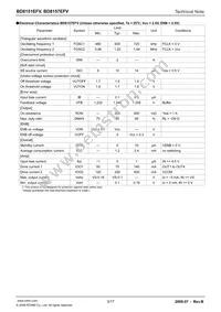 BD8151EFV-E2 Datasheet Page 3