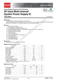 BD8179MUV-E2 Datasheet Cover