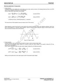 BD81870EFV-ME2 Datasheet Page 21