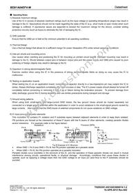 BD81A04EFV-ME2 Datasheet Page 22