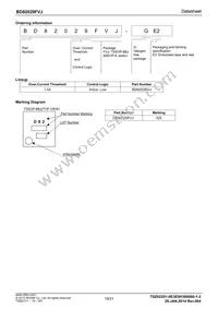 BD82029FVJ-GE2 Datasheet Page 19