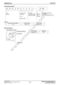 BD82031FVJ-GE2 Datasheet Page 19