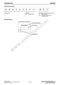 BD8205EFV-ME2 Datasheet Page 17