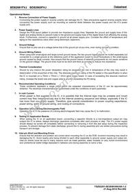 BD82065FVJ-E2 Datasheet Page 19