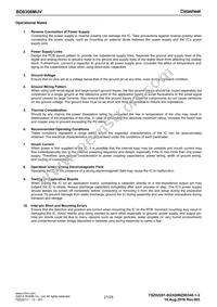 BD8306MUV-E2 Datasheet Page 21