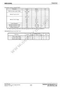 BD8316GWL-E2 Datasheet Page 5