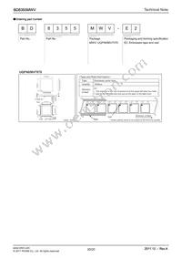 BD8355MWV-BZE2 Datasheet Page 20