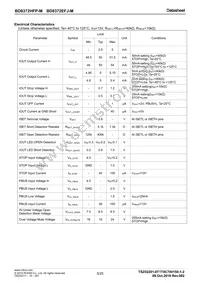 BD8372EFJ-ME2 Datasheet Page 5