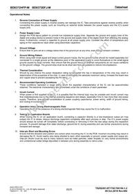 BD8372EFJ-ME2 Datasheet Page 20