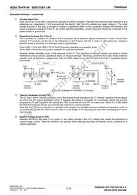 BD8372EFJ-ME2 Datasheet Page 21