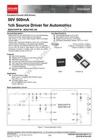 BD8374EFJ-ME2 Datasheet Cover