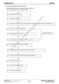 BD8381AEFV-ME2 Datasheet Page 22