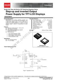 BD83854MUV-E2 Datasheet Cover