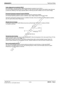 BD8622EFV-E2 Datasheet Page 11