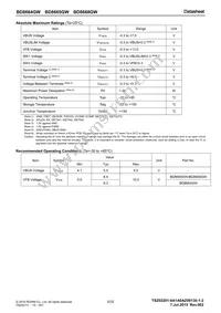 BD8664GW-E2 Datasheet Page 6