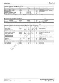 BD8924G-GTR Datasheet Page 5