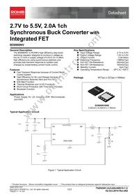 BD8960NV-E2 Datasheet Cover