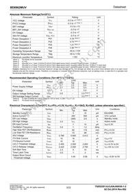 BD8962MUV-E2 Datasheet Page 3