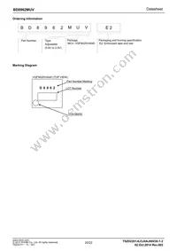 BD8962MUV-E2 Datasheet Page 20