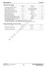 BD8LA700EFV-CE2 Datasheet Page 3