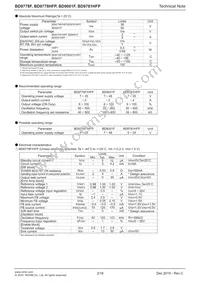 BD9001F-E2 Datasheet Page 2