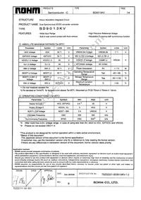 BD9013KV-E2 Datasheet Cover