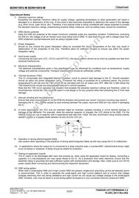 BD9016KV-ME2 Datasheet Page 23