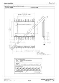 BD9035AEFV-CE2 Datasheet Page 22