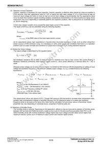 BD90541MUV-CE2 Datasheet Page 20