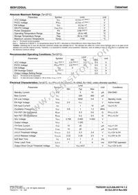 BD9122GUL-E2 Datasheet Page 3