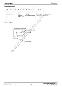 BD91361MUV-E2 Datasheet Page 21