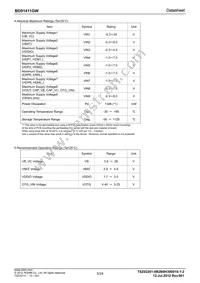 BD91411GW-E2 Datasheet Page 5