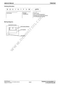 BD9161FVM-LBTR Datasheet Page 18