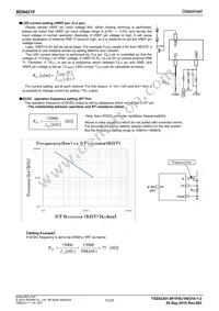 BD9421F-GE2 Datasheet Page 11