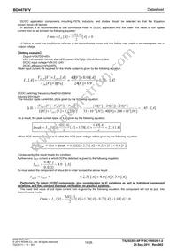 BD9479FV-GE2 Datasheet Page 19