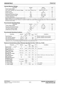 BD9555FVM-CGTR Datasheet Page 3