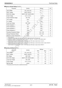 BD95830MUV-E2 Datasheet Page 2