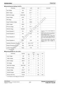 BD95841MUV-E2 Datasheet Page 4