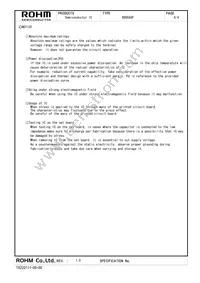 BD9584F-E2 Datasheet Page 4