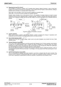 BD9673AEFJ-E2 Datasheet Page 21