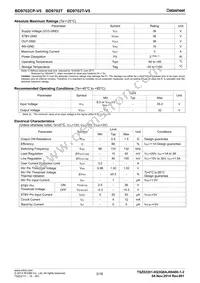 BD9702T-V5 Datasheet Page 3