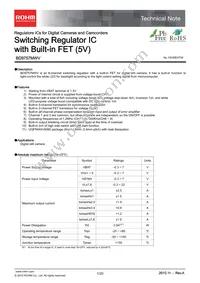 BD9757MWV-E2 Datasheet Cover