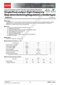 BD9853AFV-E2 Datasheet Cover