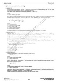 BD9870FPS-E2 Datasheet Page 9