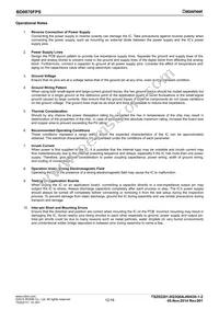 BD9870FPS-E2 Datasheet Page 12